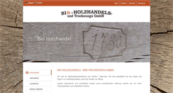 Desktop Screenshot of bioholzhandel.com